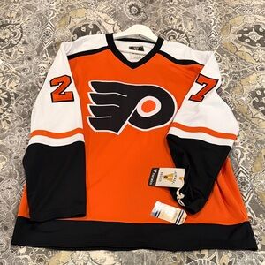 RON HEXTALL AUTOGRAPHED PHILADELPHIA FLYERS FANATICS JERSEY